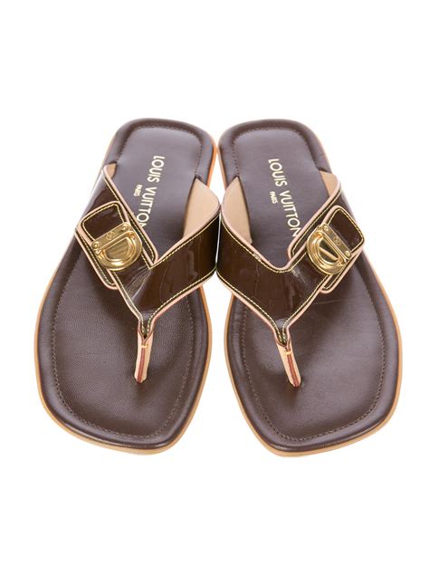 louis vuitton thong sandals.